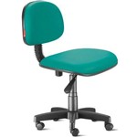 Assistência Técnica e Garantia do produto Cadeira Secretária Giratória com Encosto Courvim Turquesa Cb13