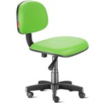 Assistência Técnica e Garantia do produto Cadeira Secretária Giratória com Encosto Courvim Verde Limão Cb13