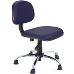 Assistência Técnica e Garantia do produto Cadeira Secretária Giratória Courvim Azul Escuro Cb14