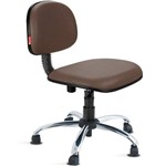 Assistência Técnica e Garantia do produto Cadeira Secretária Giratória Courvim Marrom Café Cb14