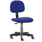 Assistência Técnica e Garantia do produto Cadeira Secretária Giratória Tecido Azul Médio Cb05