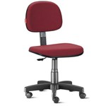 Assistência Técnica e Garantia do produto Cadeira Secretária Giratória Tecido Bordô Cb05
