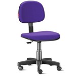 Assistência Técnica e Garantia do produto Cadeira Secretária Giratória Tecido Roxo Cb05