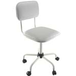Assistência Técnica e Garantia do produto Cadeira Secretária Laminada Color Pistão Fixo Corano Branco - At.home