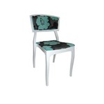 Assistência Técnica e Garantia do produto Cadeira Selene Floral Polipropileno Estofada - Branca