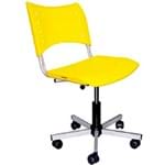 Assistência Técnica e Garantia do produto Cadeira Sigma Plástica com Rodízio - Amarela - Multivisão