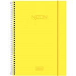 Assistência Técnica e Garantia do produto Caderno Universitário Tilibra Neon Amarelo Capa de Polipropileno - 96 Folhas