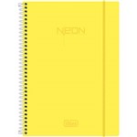 Assistência Técnica e Garantia do produto Caderno Universitário Tilibra Neon Amarelo com Capa de Polipropileno - 200 Folhas