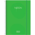Assistência Técnica e Garantia do produto Caderno Universitário Tilibra Neon Verde Capa de Polipropileno - 200 Folhas