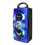 Assistência Técnica e Garantia do produto Caixa de Som Bluetooth 12Watts Alto Falante Duplo Bass com Visor-Vc-M874BT-Infokit-Azul