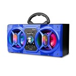 Assistência Técnica e Garantia do produto Caixa de Som Bluetooth 12W Super Bass com Visor SD USB FM-Vc-M601BT-Infokit-Azul