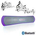 Assistência Técnica e Garantia do produto Caixa de Som Bluetooth com Rádio Fm Cartão , Usb Mp3 - Roxo