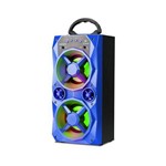 Assistência Técnica e Garantia do produto Caixa de Som Bluetooth Wireless Super Bass 10W Multimídia CS-M436BT Exbom Azul