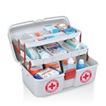 Assistência Técnica e Garantia do produto Caixa Emergência Kit Primeiros Socorros Mala Remédios Maleta