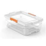 Assistência Técnica e Garantia do produto Caixa Organizadora com Tampa em Plastico 40 Litros Transparente