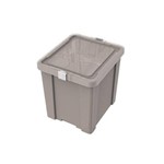 Assistência Técnica e Garantia do produto Caixa Organizadora com Tampa em Plastico Laundry 42litros Concreto
