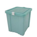 Assistência Técnica e Garantia do produto Caixa Organizadora com Tampa em Plastico Laundry 42litros Verde Claro