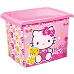 Assistência Técnica e Garantia do produto Caixa Organizadora Hello Kitty 20L Rosa - Monte Libano