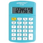 Assistência Técnica e Garantia do produto Calculadora Pessoal Procalc Linha Vivid Color 8 Dígitos Azul
