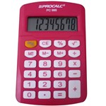 Assistência Técnica e Garantia do produto Calculadora Pessoal Procalc Linha Vivid Color 8 Dígitos Rosa
