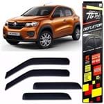 Assistência Técnica e Garantia do produto Calha Defletor de Chuva Renault Kwid 2017 2018 - 4 Portas - TG Poli