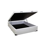 Assistência Técnica e Garantia do produto Cama Box Baú Casal 138x188 Branco Courino