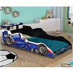 Assistência Técnica e Garantia do produto Cama Infantil Carro Formula 1 Azul J&A Móveis Azul