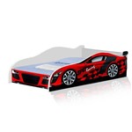 Assistência Técnica e Garantia do produto Cama Infantil Carros RPM Speedy Racing Vermelha 100% MDF com Proteção Lateral - RPM Móveis