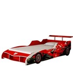 Assistência Técnica e Garantia do produto Cama Solteiro Formato de Carro F1 Gelius - Vermelho