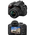 Assistência Técnica e Garantia do produto Câmera Digital Nikon DSLR D3300 24.2MP Lente 18-55mm F/3.5-5.6G VR II Preta