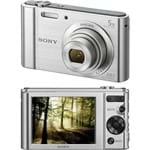Assistência Técnica e Garantia do produto Câmera Digital Sony W800 20.1MP, 5x Zoom Óptico, Foto Panorâmica, Vídeos HD, Prata