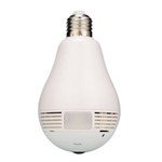 Assistência Técnica e Garantia do produto Câmera Lâmpada Led Wifi IP HD 1.3mp Panoramica Fisheye 360º Espiã com Áudio Bidirecional