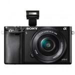 Assistência Técnica e Garantia do produto Câmera Sony Mirrorless ILCE-6000L, 24,3MP, WiFi, Lente 16-50mm - Preto