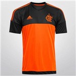 Assistência Técnica e Garantia do produto Camisa Flamengo Adidas Goleiro Laranja e Preta 2015