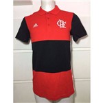 Assistência Técnica e Garantia do produto Camisa Polo Flamengo Adidas 3S Listrada Vermelho e Preto