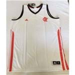 Assistência Técnica e Garantia do produto Camiseta Regata Basquete Flamengo Adidas Branca II 2013 2014