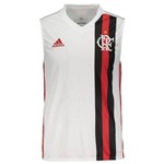Assistência Técnica e Garantia do produto Camiseta Regata Flamengo Adidas II Branca 2017 - P