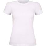 Assistência Técnica e Garantia do produto Camiseta Silver Fresh Feminina com Proteção Solar 50 Branca Manga Curta Curtlo