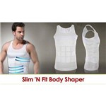 Assistência Técnica e Garantia do produto Camiseta Slim Shaper For Men Tira Barriga Cinta Elastica
