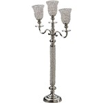 Assistência Técnica e Garantia do produto Candelabro Cristais 3 Velas Metalizado - Prestige