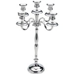 Assistência Técnica e Garantia do produto Candelabro Metal Wolff 5 Velas Metalizado - Prestige