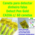 Assistência Técnica e Garantia do produto Caneta Detect Pen Gold - Detector de Notas Falsas - Embalagem Biodegradável