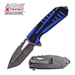 Assistência Técnica e Garantia do produto Canivete Mtech Usa Xtreme Stonewashed com Abertura Assistida Azul Master Cutlery