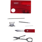Assistência Técnica e Garantia do produto Canivete SwissCard Lite Vermelho Translucido - Victorinox