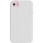Assistência Técnica e Garantia do produto Capa de Celular para IPhone 4 e 4S Dupla Camada Branca/Rosa - IKase