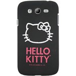 Assistência Técnica e Garantia do produto Capa para Celular Galaxy G Duos Hello Kitty Cristais Policarbonato Preta - Case Mix