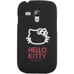 Assistência Técnica e Garantia do produto Capa para Celular Galaxy S3 Mini Hello Kitty Cristais Policarbonato Preta - Case Mix