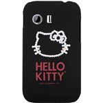 Assistência Técnica e Garantia do produto Capa para Celular Galaxy Y Hello Kitty Cristais Policarbonato Preta - Case Mix