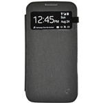 Assistência Técnica e Garantia do produto Capa para Celular para Galaxy S4 em Acrílico Flip Cover com S View Preta - Driftin