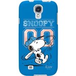 Assistência Técnica e Garantia do produto Capa para Celular para Galaxy S4 Snoopy Series Harshell de Plástico Rígido Azul ILuv